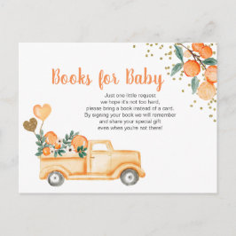 Cutie Naranja Citrus Baby Books insertar tarjeta