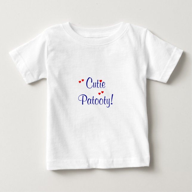 ¡Cutie Patooty! Camisa del bebé (Anverso)