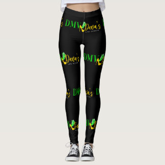 CUTIE PIE BLACK & LIME LEGGINS