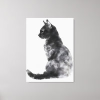 Cuto Cat Home Decoración Lienzo Arte Pared Arte