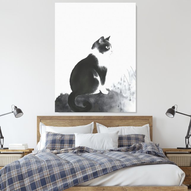 Cuto Cat Home Decoración Lienzo Arte Pared Arte (Insitu(Dormitorio))