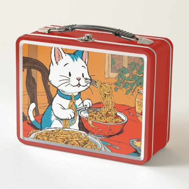 Cuto Cat Spaghetti Lunchbox (Anverso)