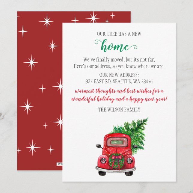 Cuto coche de árbol de Navidad que hemos movido la (Anverso / Reverso)