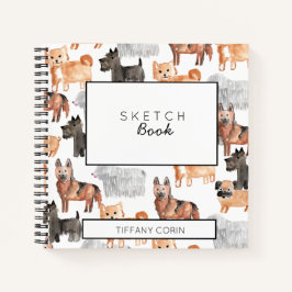 Cuto cuaderno de sketchbook para niños