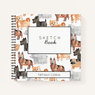 Cuto cuaderno de sketchbook para niños