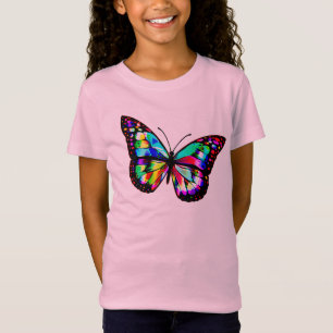 Cuto diseño de camisetas de mariposa niños pareja