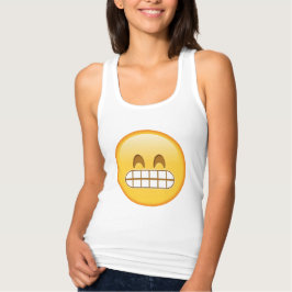 Cuto, divertido y enfadado Tank Top de emoji