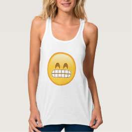 Cuto, divertido y enfadado Tank Top de emoji
