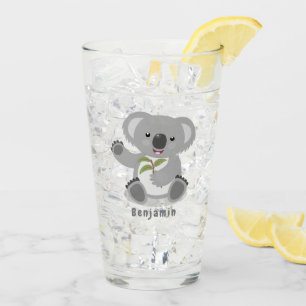 Cuto feliz koala saludando al ilustracion personal
