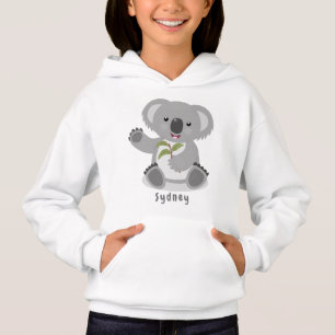 Cuto feliz koala saludando al ilustracion personal