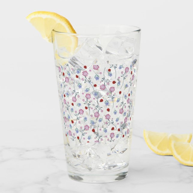 Cuto insecto de labios Polka dot Daisy Flower Rust (Anverso (hielo))