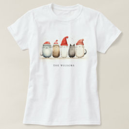 Cuto invierno gatos suéter Navidades suaves y bril