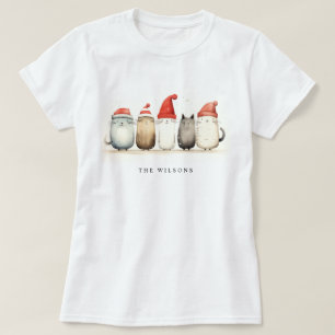 Cuto invierno gatos suéter Navidades suaves y bril