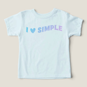 Cuto me encanta el diseño simple para niños y niño