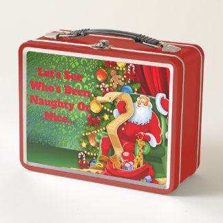 Cuto Navidades Caja de almuerzo Metalizado