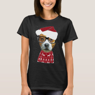 Cuto Pitbull En Santa Hat Navidades feos Sweater M