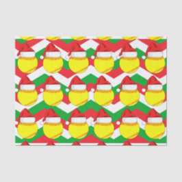 Cuto Softball Santa Hat Navidades Tejido Papel