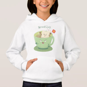 Cuto teabag taza personalizado personaje de humor