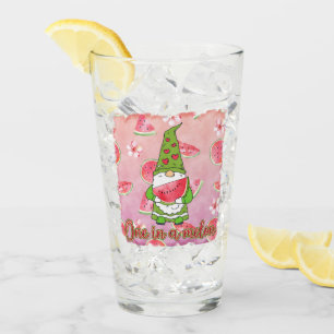 Cuto Uno En Un Gnome De Verano De Melón