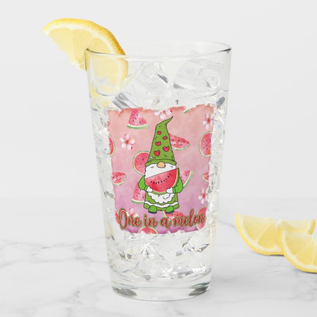 Cuto Uno En Un Gnome De Verano De Melón (Anverso (hielo))