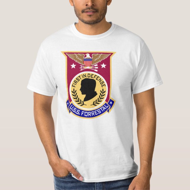 CVA-59, camiseta de USS Forrestal (Anverso)
