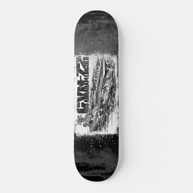 CVN-72 Abraham Lincoln 8 Skateboard de 1/8" (Anverso)