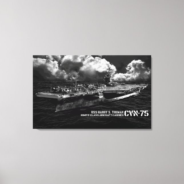 CVN-75 Harry S. Truman Lienzo envuelto (Anverso)