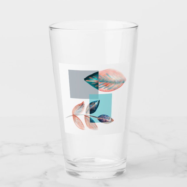 Cyan Red Leaf (Anverso)