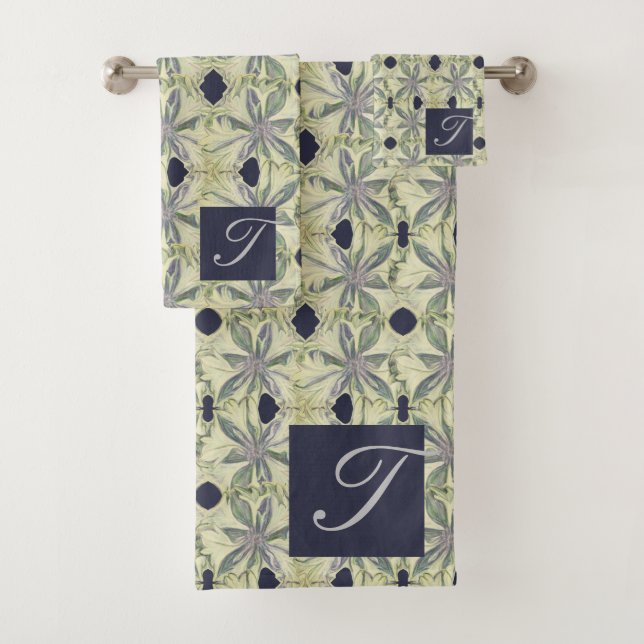 Cyanus Lattice w Navy Blue (In situ)