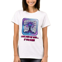 Cyber Medusa Neon - Camiseta femenina