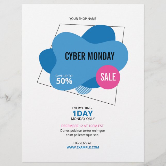 Cyber Monday Flyer (Frente)