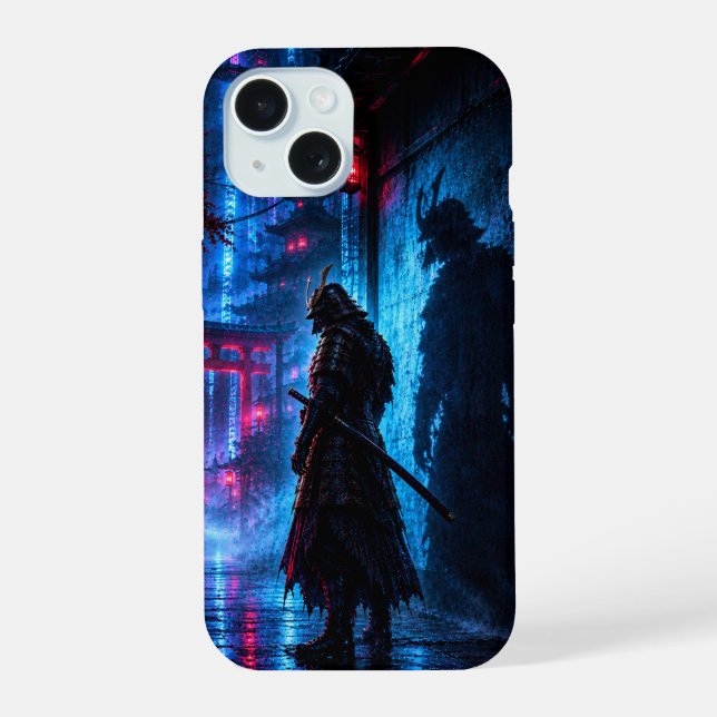 Cyberpunk Samurai Poster – Neon Ronin Shadow (Reverso )