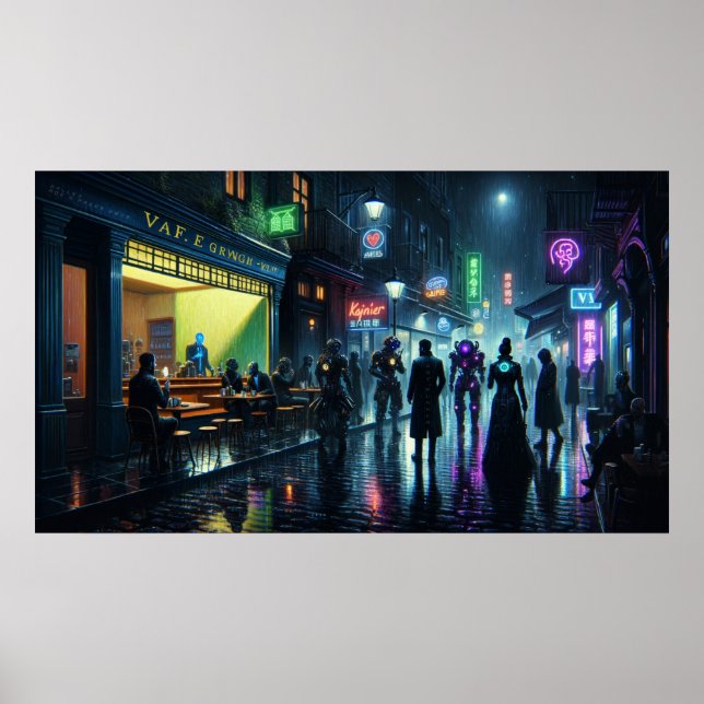 Cyberpunk, un corredor de arte (Frente)