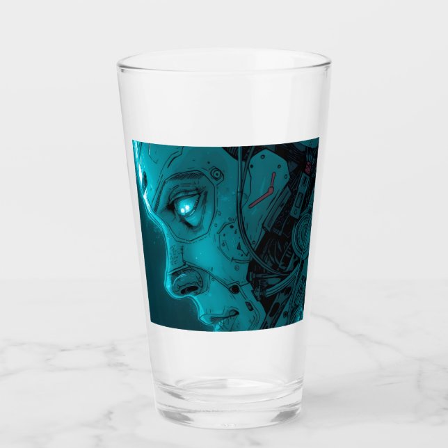 CYBORG ROBOTIC HEAD Beer (Anverso)