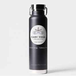 CYC Botella de agua termal negra