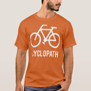 Cyclopath, negro de bicicleta , camisa negra de ci