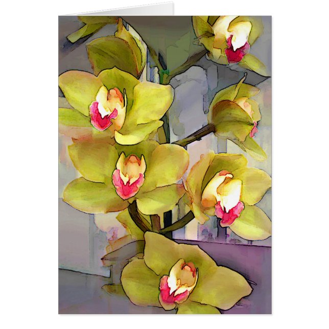 Cymbidiums chartreuses (Frente)