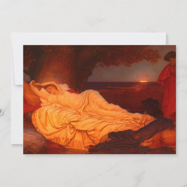Cymon e Iphigenia de Lord Frederic Leighton 1884 (Anverso)