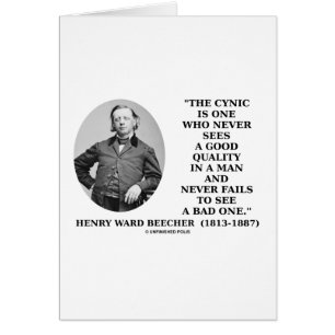 Cynic Es Uno Que Nunca Ve Buena Calidad (Beecher)