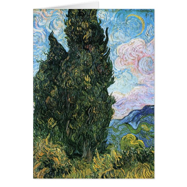 Cypresses, Bella Artes Vincent van Gogh (Frente)