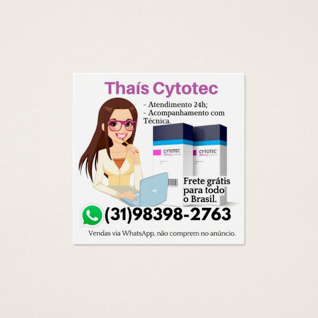 Cytotec Misoprostol compra segura (Anverso)