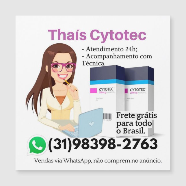 Cytotec Misoprostol comprar agora (Anverso)