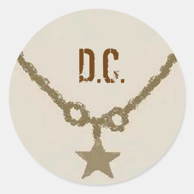 D.C. PEGATINA (Anverso)