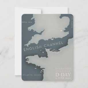 D-Day Operación al mando del poster Militar.