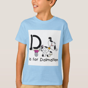 D está para las camisetas y los regalos de