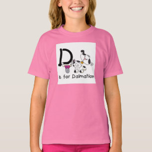D está para las camisetas y los regalos de