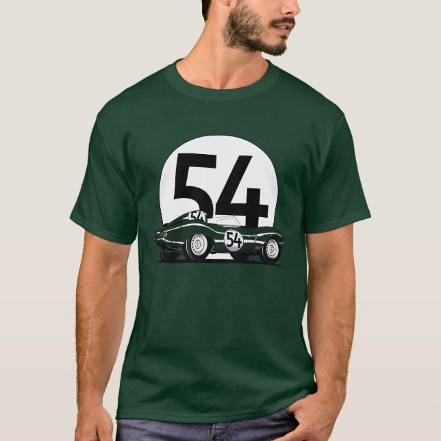 D-tipo camiseta de Jaguar (Anverso)