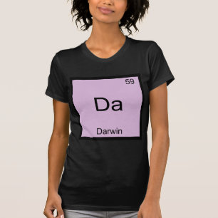 Da - Camiseta divertida con símbolo del elemento q