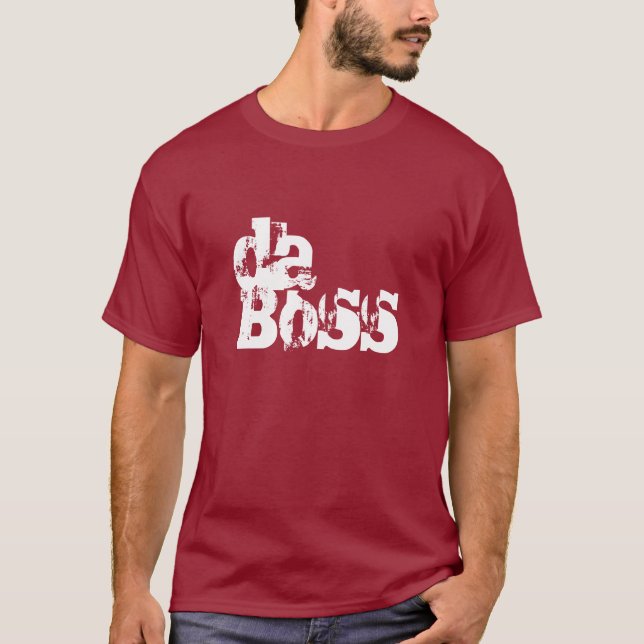 DA dirige la camiseta para hombre de Boss (Anverso)