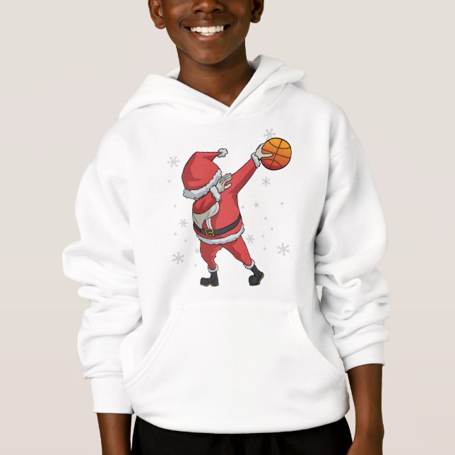 Dabbing Basketball Navidades Santa Claus regalo (Anverso)
